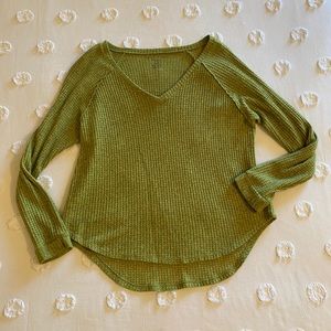 American Eagle Soft & Sexy Plush Long-Sleeve Tee